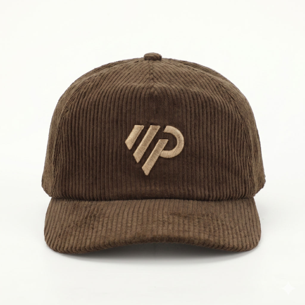 Brown Curduroy Hat